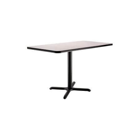 National Public Seating Interion Breakroom Table, 48Lx30Wx29H, Gray 695849GY